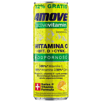 4MOVE Active Vitamin Vitamin C + Vitamin D + Zink 24x330ml