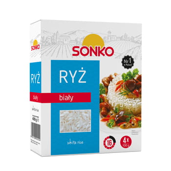 Sonko weißer Reis 4x100g