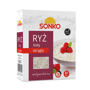 Sonko weißer Rundreis 4x100g