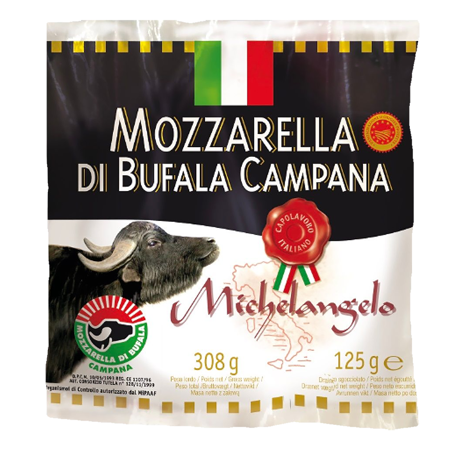 Mozzarella di Bufalaw Salzlake Michelangelo 125g