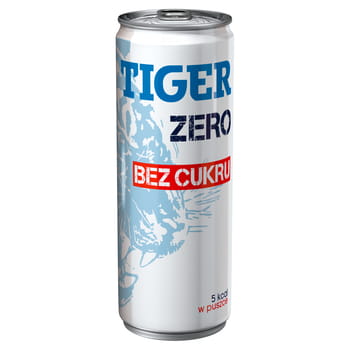 Kohlensäurehaltiges Energiegetränk ohne Zucker Tiger Zero 250ml