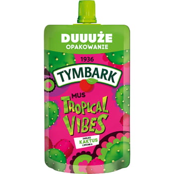 Tymbark Mus Energy Vibes Kaktus Apfel Limette 200g