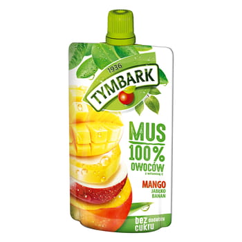 Tymbark 100 % Mango-Apfel-Bananen-Mousse 120 g