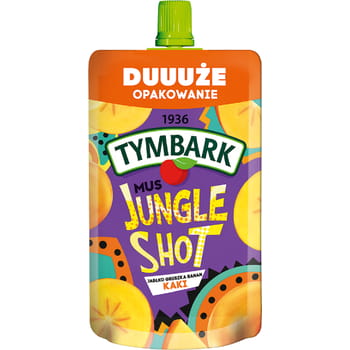 Tymbark Mus Jungle Shot Apfel Birne Banane Kaki 200g