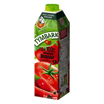 Saft 100 % würzige Tomate Tymbark 1l