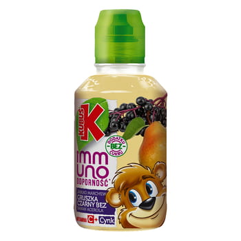 Birnensaft Banane schwarz ohne Kubuś Immuno Immunität 200ml