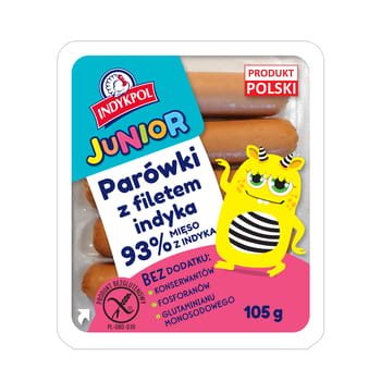 Würste mit Putenfilet Junior Indykpol 105g