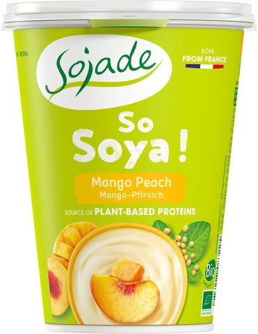 Sojaprodukt Mango / Pfirsich glutenfrei BIO 400g - SOJADE