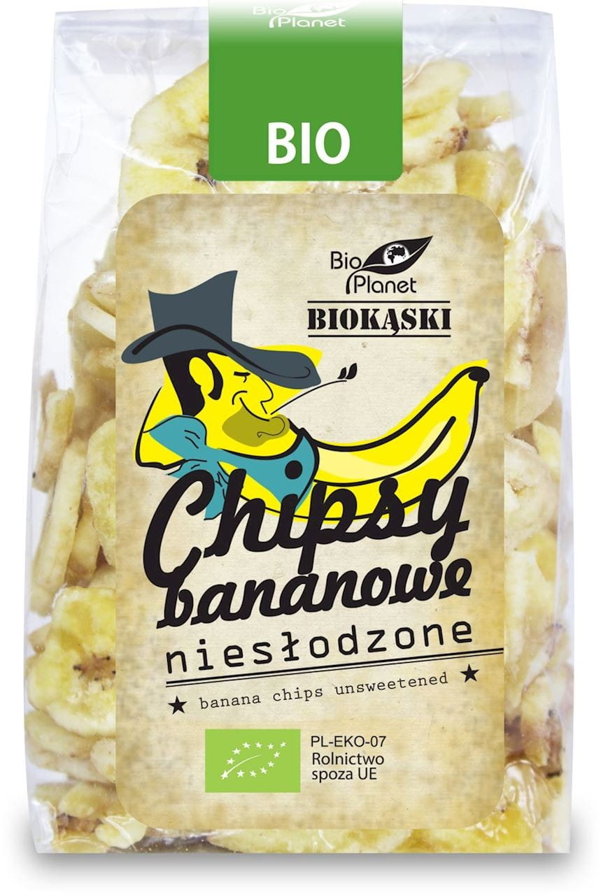 Ungesüßte Bananenchips BIO 150 g - BIO PLANET