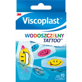 Wasserfeste Viscoplast-Pflaster mit Farbdruck 10 Stk.