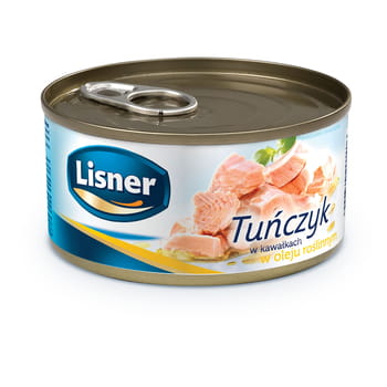 Thunfischstücke in Sonnenblumenöl Lisner 170g