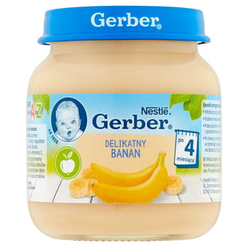 Zartes Bananendessert nach 4 Monaten Gerber 125g