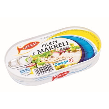 Makrelenfilets in Öl Graal 170g