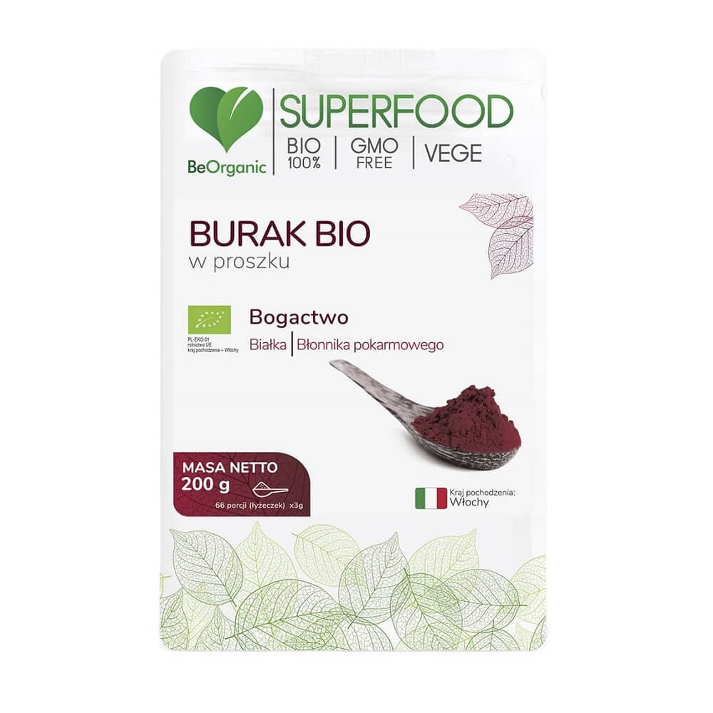 Rote Bete BIO Pulver 66 Portionen 200g beorganic MEDICALINE