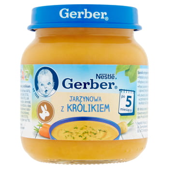 Gemüsesuppe mit Kaninchen nach 5 Monaten Gerber 125g