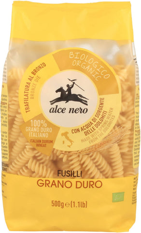 Fusilli (Grieß) Nudeln BIO 500 g - ALCE NERO