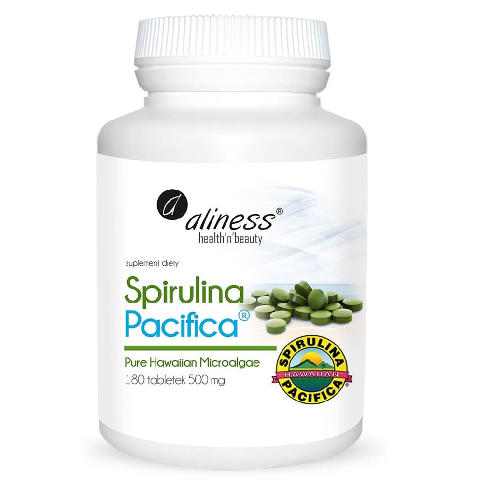 Pazifische Spirulina-Alge Arthrospira platensis pacifica 500 MG 180 Tabletten ALINESS