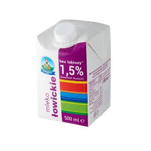 UHT-Milch 1,5 % Lowicz laktosefrei Łowicz 500 ml