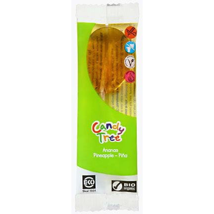 Glutenfreie Ananas Lutscher BIO 13 g - CANDY TREE