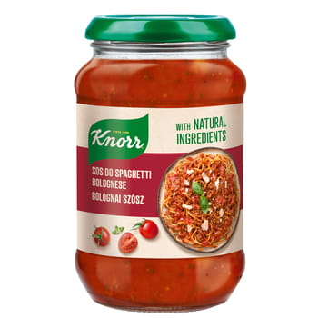 Sauce im Glas für Spaghetti Bolognese Knorr 400g