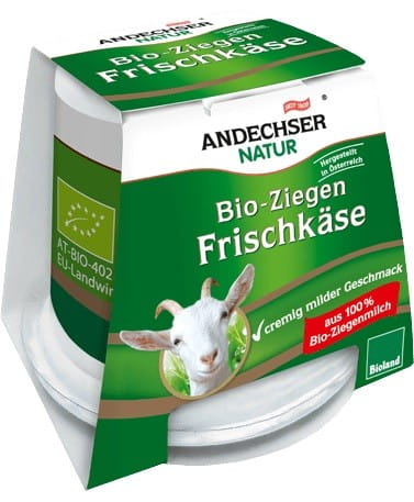 Ziegenfrischkäse 40% BIO 125 g ANDECHSER NATUR