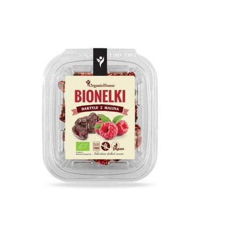 Bionelki Datteln mit Himbeere BIO 80 g ORGANICHOUSE