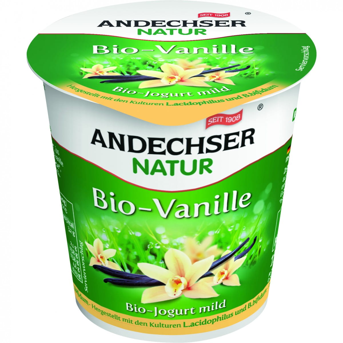 Vanillejoghurt 37% Fett BIO 150 g ANDECHSER