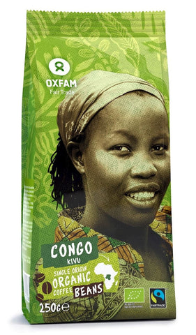 Arabica-Kaffeebohnen aus der Umgebung von Kivu Fair Tade Lake BIO 250 g - OXFAM