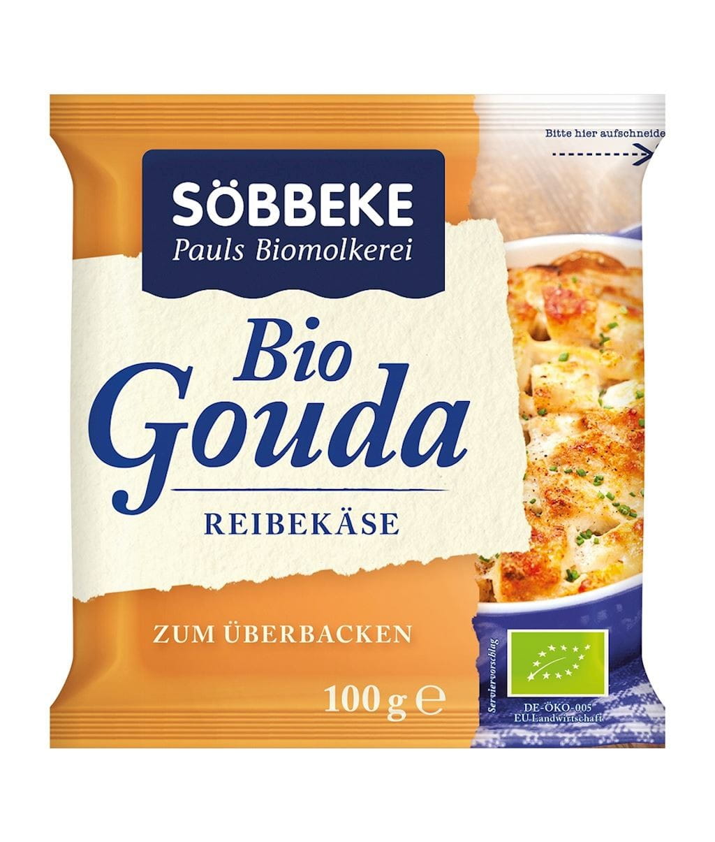 Goudakäse gerieben BIO 100 g - SOBBEKE