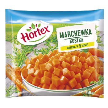 Gefrorene Karottenwürfel Hortex 450g