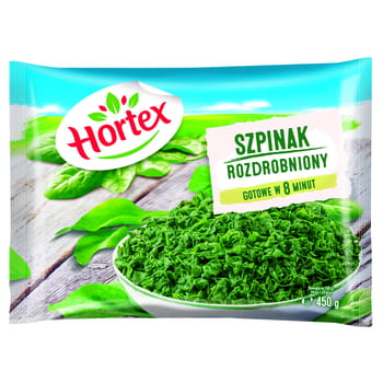 Gefrorener geriebener Spinat Hortex 450g