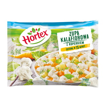 Gefrorene Blumenkohlsuppe mit Dill Hortex 450g