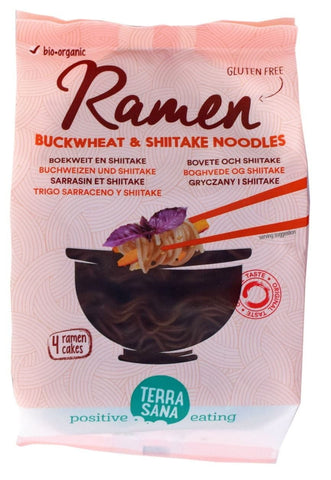 Buchweizennudel-Ramen mit glutenfreiem Shiitake BIO 280 g - TERRASANA