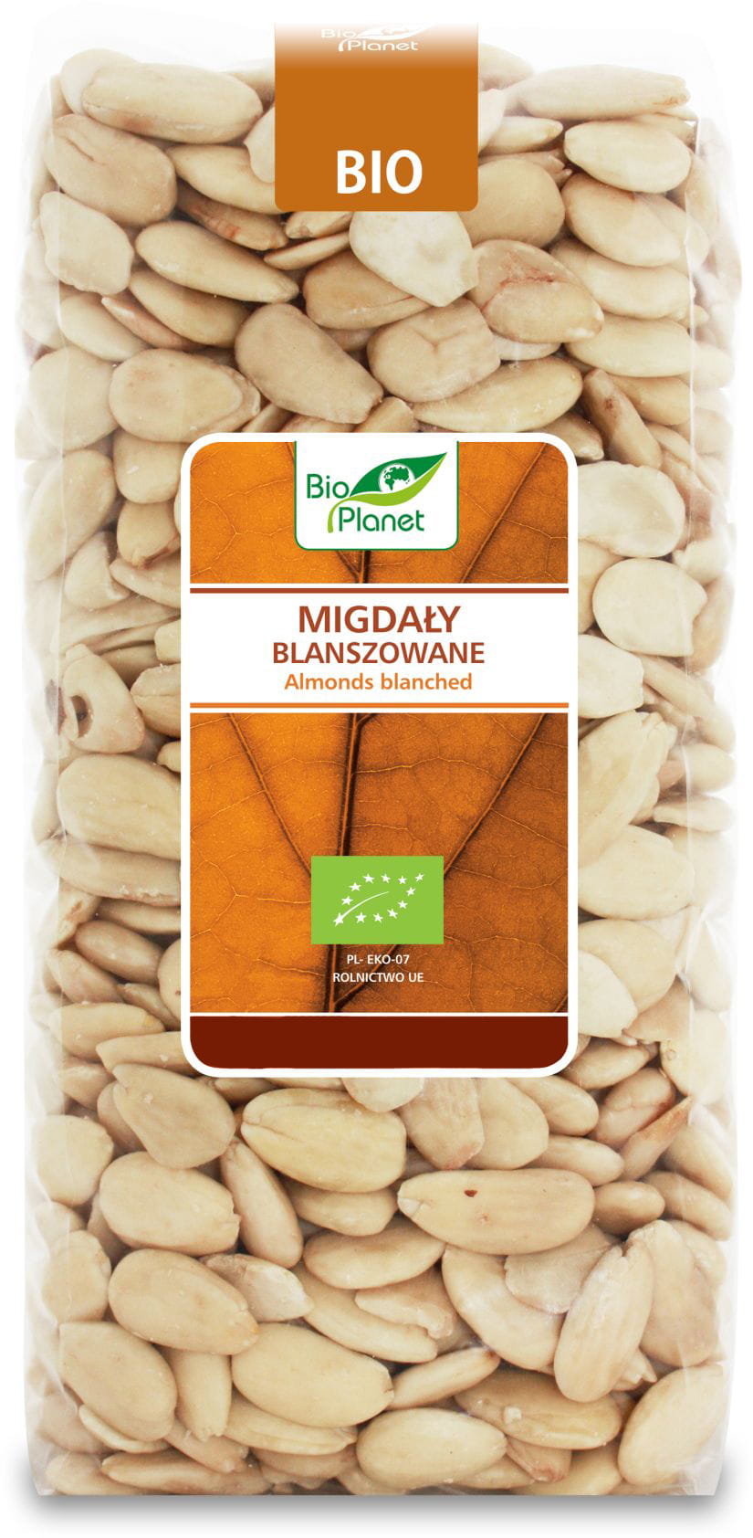 BIO blanchierte Mandeln 1 kg BIO PLANET