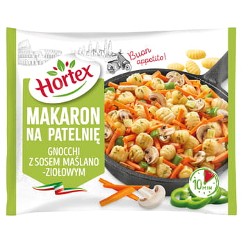 Gefrorene, gefrorene Nudelgnocchi mit Butter-Kräuter-Sauce Hortex 450g