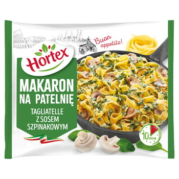 Gefrorene, frittierte Tagliatelle mit Spinatsauce Hortex 450g