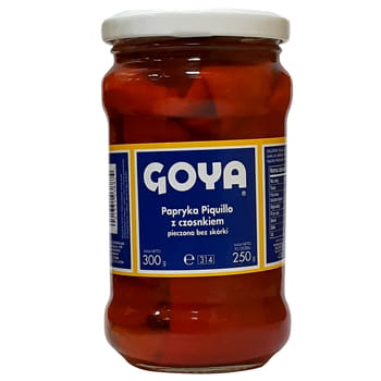 Piquillo-Paprika mit geröstetem Knoblauch ohne Goya-Haut, 314 ml