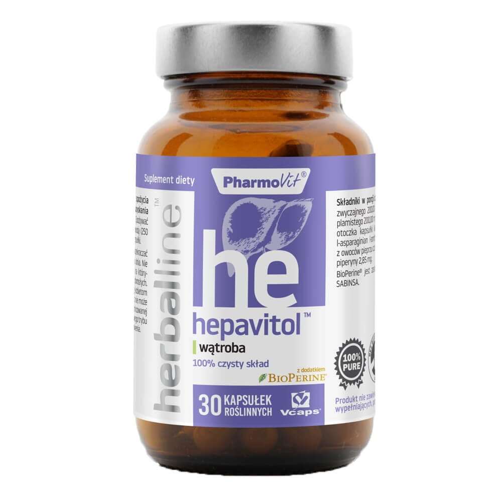 HEPAVITOL mit Zusatz von Bioperin 30 vcaps PHARMOVIT HERBALLINE Kapseln