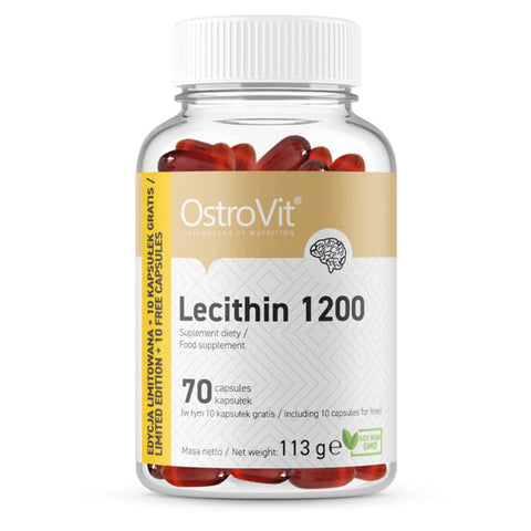 Sojalecithin Lecithin 1200 MG 70 pflanzliche Kapseln 113 g OSTROVIT