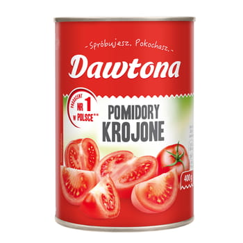 Geschnittene geschälte Tomaten Dawtona 400g