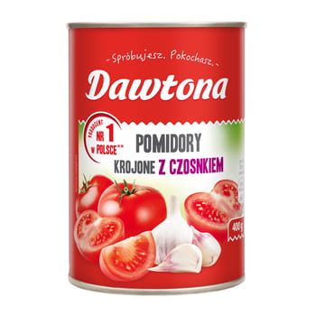 Geschnittene Tomaten mit Knoblauch Dawtona 400g