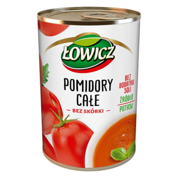 Ganze geschälte Tomaten Lowicz 400g