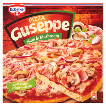 Dr. Guseppe Tiefkühlpizza Oetker mit Schinken und Pilzen 425g