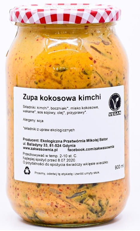 Kokos-Kimchi-Suppe BIO 900 ml - LEANING