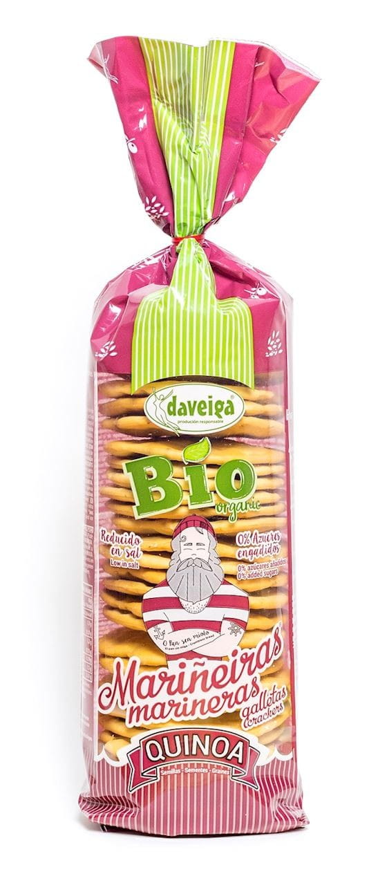 BIO Cracker mit Quinoa 180 g - DAVEIGA