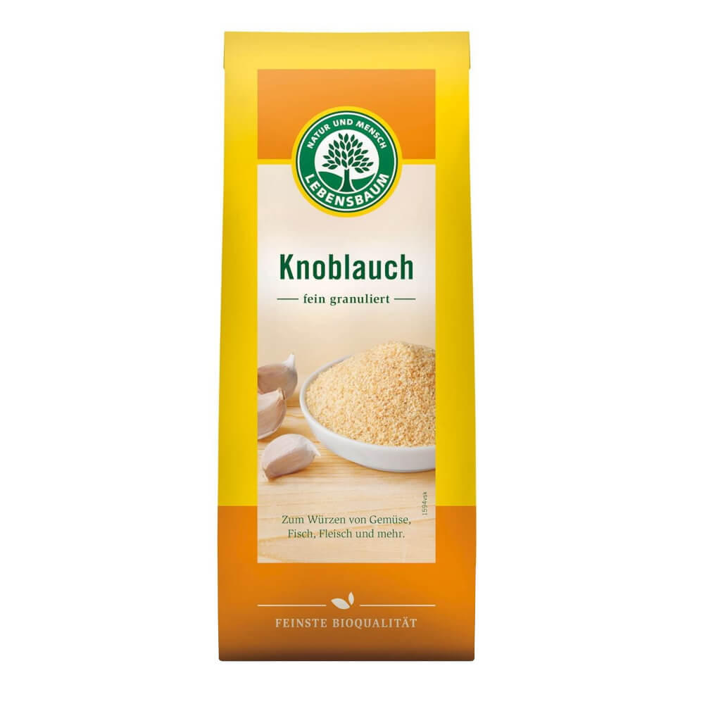 Granulierter Knoblauch BIO 70 g - LEBENSBAUM