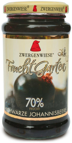 Johannisbeermousse (70% Frucht) glutenfrei BIO 225 g - ZWERGENWIESE