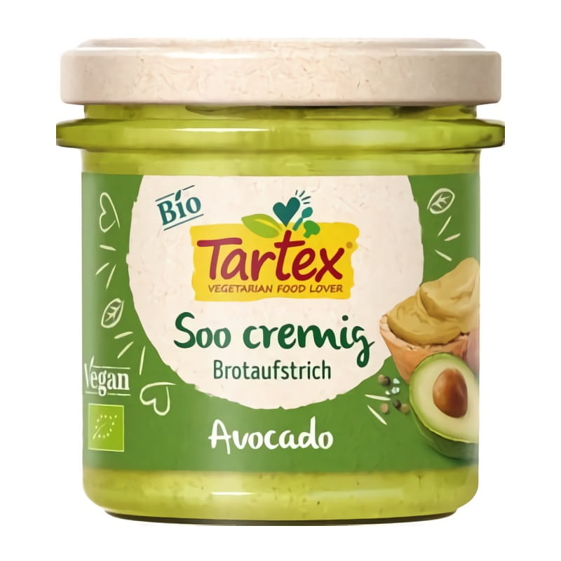 Glutenfreie Avocadocremepaste BIO 140 g - TARTEX