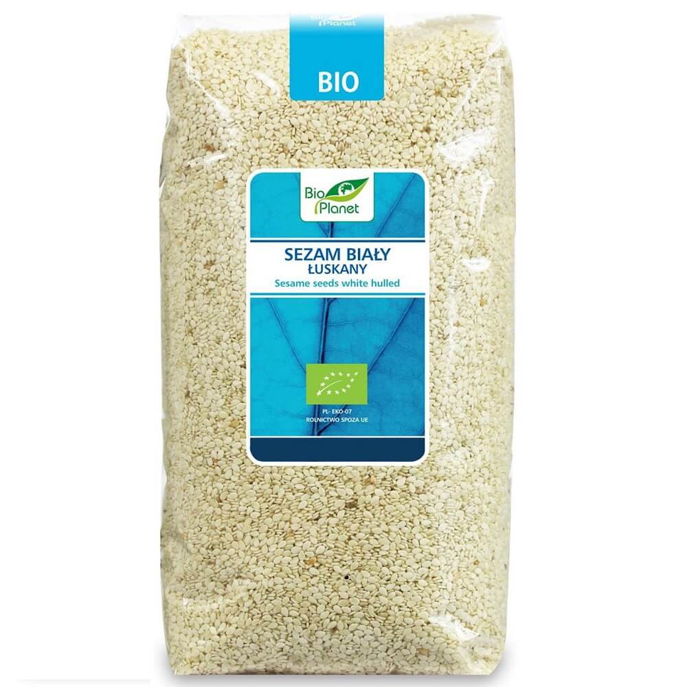 Geschälter weißer Sesam BIO 1 kg - BIO PLANET