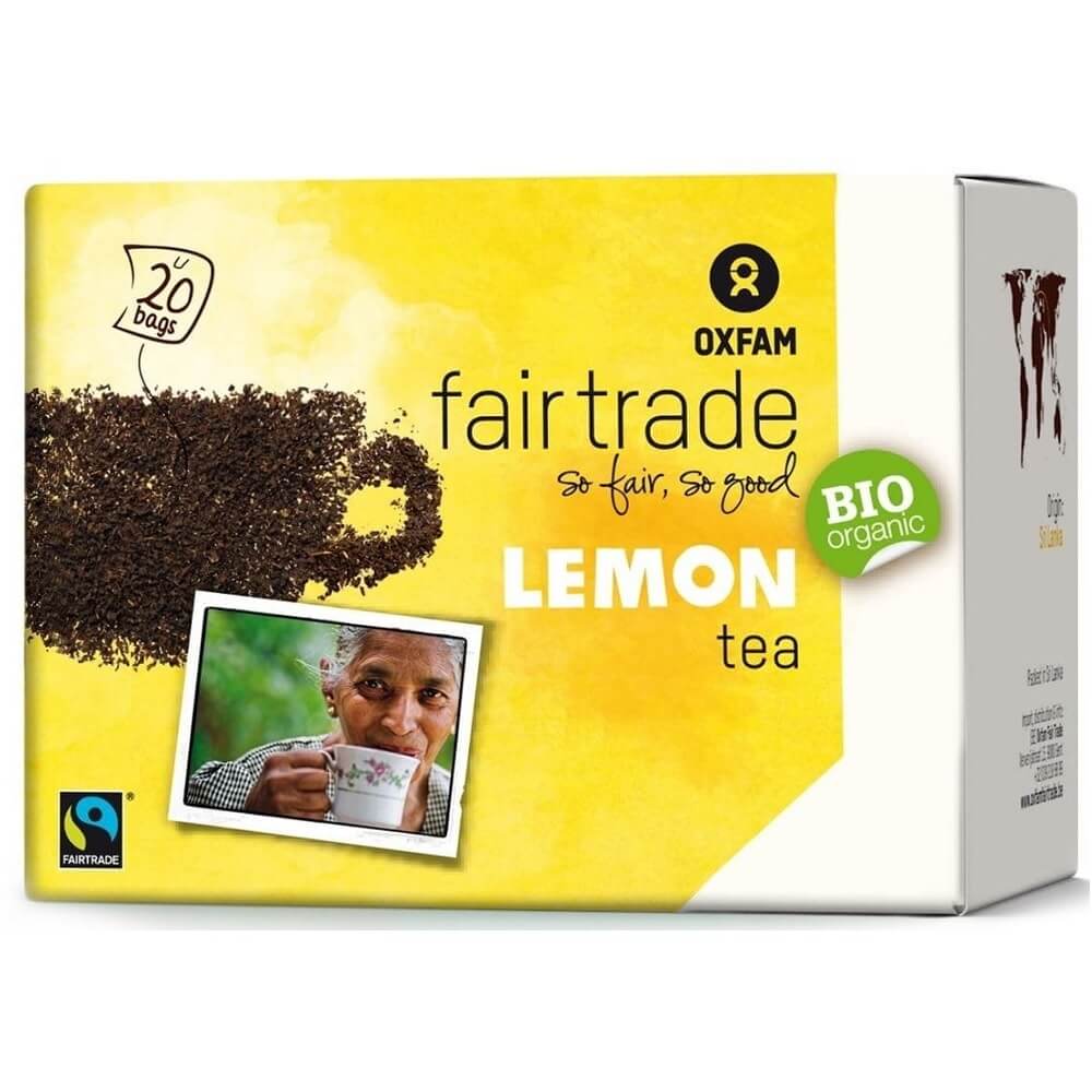 Fair Trade Schwarzer Zitronentee in Express BIO (20 x 18 g) 36 g - OXFAM